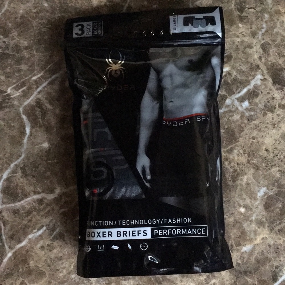 Spyder 3 pack boxer briefs